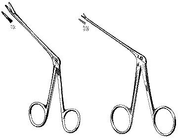 Forceps Ear Alligator Hartman-Noyes 3' shaft, serrated jaws ** Special Order - Non Stocked Item ** by Integra York PA, Inc. (Miltex)  ID 19-434